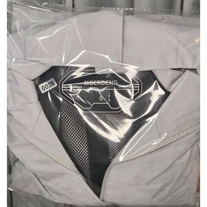 Moerdeng Ripstop Rain Jacket Men's Small Gray Polyester Fall Winter Ski‎ Rain